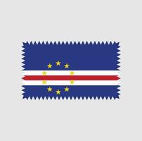 Kap Verde flagga vektor design. National flagga