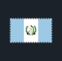 guatemala-flaggenvektordesign. Nationalflagge vektor