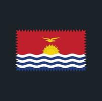 kiribati flagga vektor design. National flagga