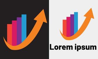 växa upp vektor konst pil färgglada logotyp kreativ logotyp design