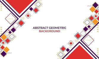 platt färgglad abstrakt geometrisk bakgrund vektor