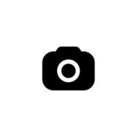 kamera, foto ikon vektor isolerad på vit bakgrund