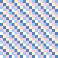 bunte karierte Vektorhintergründe. einfacher Vichy-Tartan in Blau, Gelb, Rosa und Weiß für Tischdecke, Picknickdecke, Geschenkpapier, Flanellhemd, Scrapbook-Druck. vektor