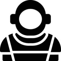 Weltraummann-Vektorillustration auf einem Hintergrund. Premium-Qualitätssymbole. Vektorsymbole für Konzept und Grafikdesign. vektor