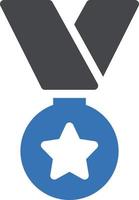 medaillenvektorillustration auf einem hintergrund. hochwertige symbole. Vektorsymbole für Konzept und Grafikdesign. vektor