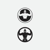 Fitness-Logo-Design-Vektor-Illustration-Symbol vektor