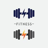 Fitness-Logo-Design-Vektor-Illustration-Symbol vektor