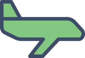 Flugzeug-Vektor-Illustration auf einem Hintergrund. Premium-Qualitätssymbole. Vektorsymbole für Konzept und Grafikdesign.