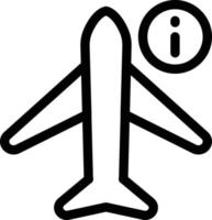 Flugzeug-Info-Vektor-Illustration auf einem Hintergrund. Premium-Qualitätssymbole. Vektorsymbole für Konzept und Grafikdesign. vektor