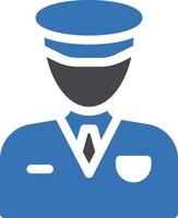 polizeivektorillustration auf einem hintergrund. hochwertige symbole. Vektorsymbole für Konzept und Grafikdesign. vektor