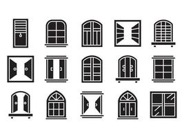 Fenstersymbole gesetzt vektor