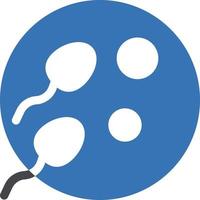 Spermien-Vektorillustration auf einem Hintergrund. Premium-Qualitätssymbole. Vektorsymbole für Konzept und Grafikdesign. vektor