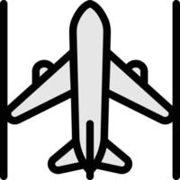 Flugzeug-Vektor-Illustration auf einem Hintergrund. Premium-Qualitätssymbole. Vektorsymbole für Konzept und Grafikdesign. vektor