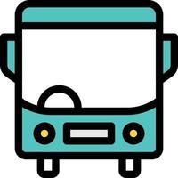 Bus-Vektor-Illustration auf einem Hintergrund. Premium-Qualitätssymbole. Vektorsymbole für Konzept und Grafikdesign. vektor