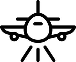 Flugzeug-Vektor-Illustration auf einem Hintergrund. Premium-Qualitätssymbole. Vektorsymbole für Konzept und Grafikdesign. vektor