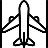 Flugzeug-Vektor-Illustration auf einem Hintergrund. Premium-Qualitätssymbole. Vektorsymbole für Konzept und Grafikdesign. vektor