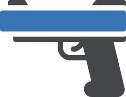 pistol vektorillustration på en background.premium kvalitetssymboler. vektor ikoner för koncept och grafisk design.