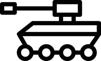 Tank-Vektor-Illustration auf einem Hintergrund. Premium-Qualitätssymbole. Vektorsymbole für Konzept und Grafikdesign. vektor