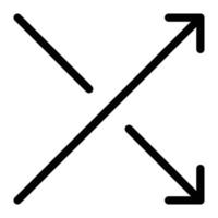kreuzvektorillustration auf einem hintergrund. hochwertige symbole. Vektorsymbole für Konzept und Grafikdesign. vektor