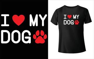 Hündchen-Tag-T-Shirt-Vektorgrafiken Hundevektor, Hunde-T-Shirt-Design, glücklicher Welpentag. vektor