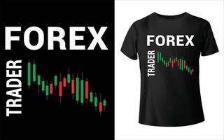 Forex-T-Shirt-Design, Forex-Vektor, Vektordesign, T-Shirt-Design vektor