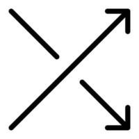 kreuzvektorillustration auf einem hintergrund. hochwertige symbole. Vektorsymbole für Konzept und Grafikdesign. vektor