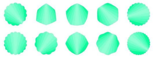 abstrakt bakgrund textur mönster klistermärke etikett ikon gröna strålar konst design vektorillustration vektor