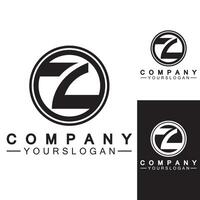 z bokstav logo concept.z bokstav kreativa teckensnitt monogram ikon symbol. vektor