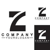 z bokstav logo concept.z bokstav kreativa teckensnitt monogram ikon symbol. vektor