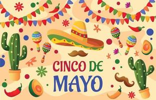 cinco de mayo hintergrund vektor