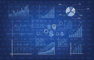 diagram grafik diagram data visualisering vektor