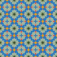 abstrakta geometriska sömlösa mönster med ojämna former. färgglada kakel, mosaik bakgrund. vektor