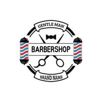 modernes barbershop-logo vektor