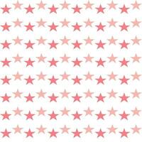 nahtloser Hintergrund mit rosa Sternen auf weißem Hintergrund. vektor