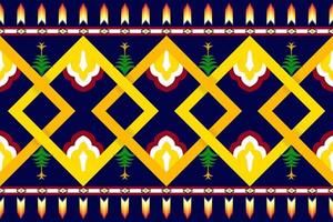 abstraktes geometrisches ethnisches Musterdesign. aztekischer Stoff Teppich Mandala Ornament Boho native Chevron Textildekoration Tapete. tribal ethnische traditionelle stickerei vektor hintergrund