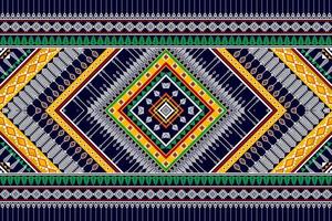 abstraktes geometrisches ethnisches Musterdesign. aztekischer Stoff Teppich Mandala Ornament Boho native Chevron Textildekoration Tapete. tribal ethnische traditionelle stickerei vektor hintergrund