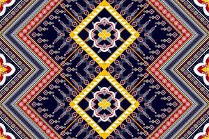 abstraktes geometrisches ethnisches Musterdesign. aztekischer Stoff Teppich Mandala Ornament Boho native Chevron Textildekoration Tapete. tribal ethnische traditionelle stickerei vektor hintergrund