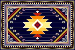 geometrisches abstraktes ethnisches Musterdesign. aztekischer Stoff Teppich Mandala Ornament ethnische Chevron Textildekoration Tapete. tribal boho native traditionelle stickerei vektorillustrationen hintergrund vektor