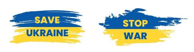 be för Ukraina, stoppa kriget, rädda Ukraina, stå med Ukraina, Ukrainas flagga be koncept vektoruppsättning bakgrund vektor designillustration