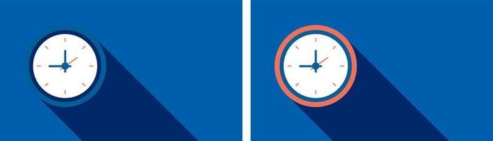 Uhr Hintergrunddesign. Uhrhintergrund mit blauer Farbe. Uhr-Vektor-Design. einzigartiger Uhrenhintergrund. vektor