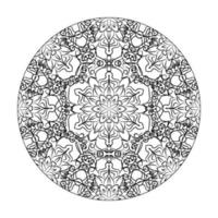 handritad mandala. dekoration i etniska orientaliska doodle prydnad. vektor