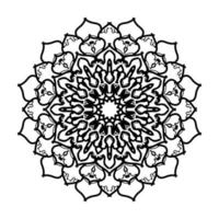 handgezeichnetes Mandala. dekoration in ethnischer orientalischer gekritzelverzierung. vektor