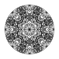 handgezeichnetes Mandala. dekoration in ethnischer orientalischer gekritzelverzierung. vektor