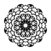 handgezeichnetes Mandala. dekoration in ethnischer orientalischer gekritzelverzierung. vektor