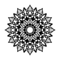 handgezeichnetes Mandala. dekoration in ethnischer orientalischer gekritzelverzierung. vektor