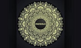 Mandala-Muster-Vektor-Design. vektor