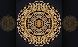 Mandala-Muster-Vektor-Design. vektor