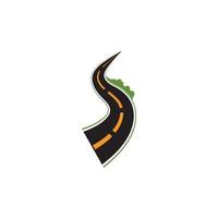 motorväg logotyp och symbol illustration vektor