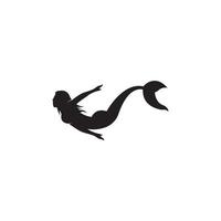 Meerjungfrau-Logo-Icon-Design