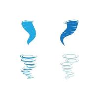 Tornado-Logo-Symbolvektor vektor